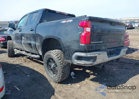 2019 Chevrolet Silverado 1500 Lt z USA, uszkodzony, nr VIN 1GCUYDEDXKZ104149